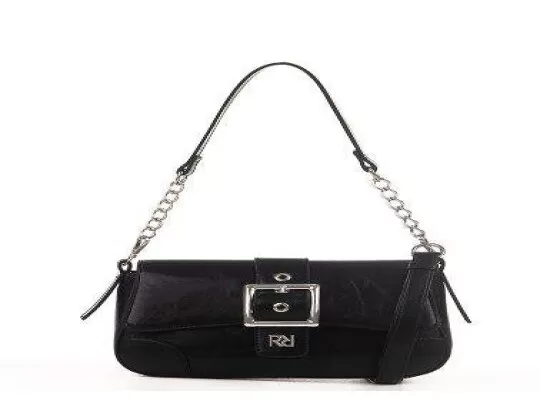 BOLSA MINI COM DET. FIVELA RAFHITTY 28.13702 - Preto