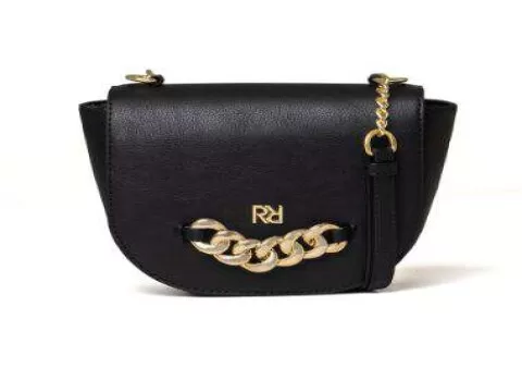 BOLSA PEQUENA C/ CORRENTE RAFHITTY 28.22705 - Preto