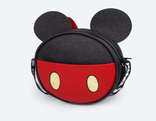 BOLSA TIRACOLO MICKEY E MINNIE PAMPILI 6001.176 - Preto