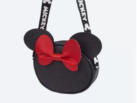 BOLSA TIRACOLO MICKEY E MINNIE PAMPILI 6001.176 - Preto