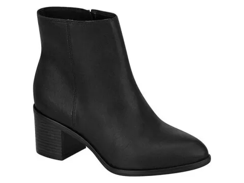 BOTA ANKLE BOOT BEIRA RIO CONFORTO 9066.100 - Preto