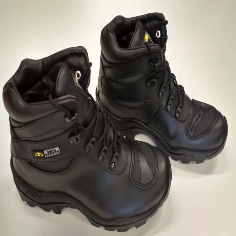 bota bull terrier motociclista