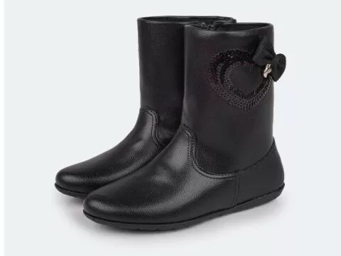 BOTA CANO ALTO JUJUBA COM LAÇO PAMPILI 367138 - Preto