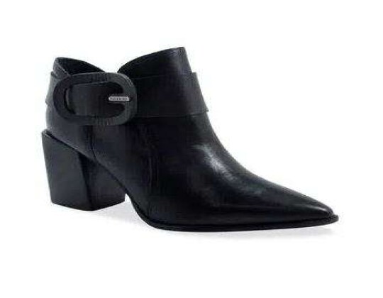 BOTA CANO BAIXO WOOD EM COURO BOTTERO 327002 - Preto