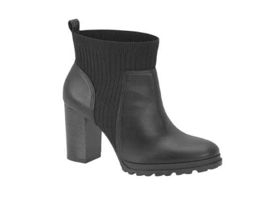 BOTA CANO CURTO TRATORADO VIZZANO 3089.104 - Preto