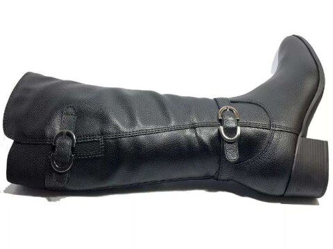 BOTA CANO LONGO MILITAR COM FIVELAS BOTTERO 299504 - Preto