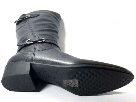BOTA CANO LONGO MILITAR COM FIVELAS BOTTERO 299504 - Preto