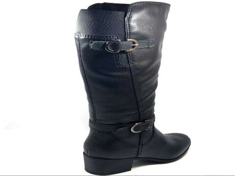 BOTA CANO LONGO MILITAR COM FIVELAS BOTTERO 299504 - Preto