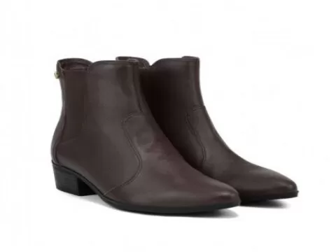 BOTA CHELSEA CRAVO E CANELA 143907 - Marrom