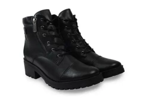 BOTA COTURNO COM ZIPER COURO BOTTERO 315901 - Preto