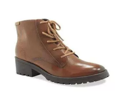 BOTA COTURNO COM ZIPER COURO BOTTERO 329202 - Caramelo