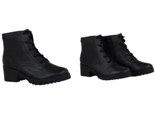 BOTA COTURNO COURO BURNISH BOTTERO 349101 - Preto