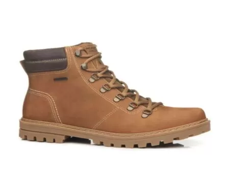 BOTA COTURNO EM COURO MASCULINA PEGADA 181526-01 - Caramelo