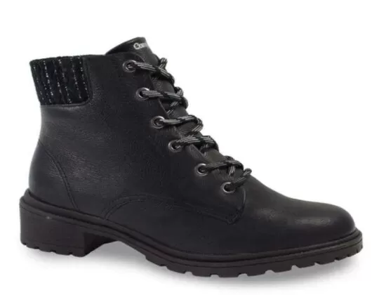 BOTA COTURNO SALTO BAIXO COMFORTFLEX 21-75301 - Preto