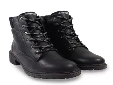 BOTA COTURNO SALTO BAIXO COMFORTFLEX 21-75301 - Preto