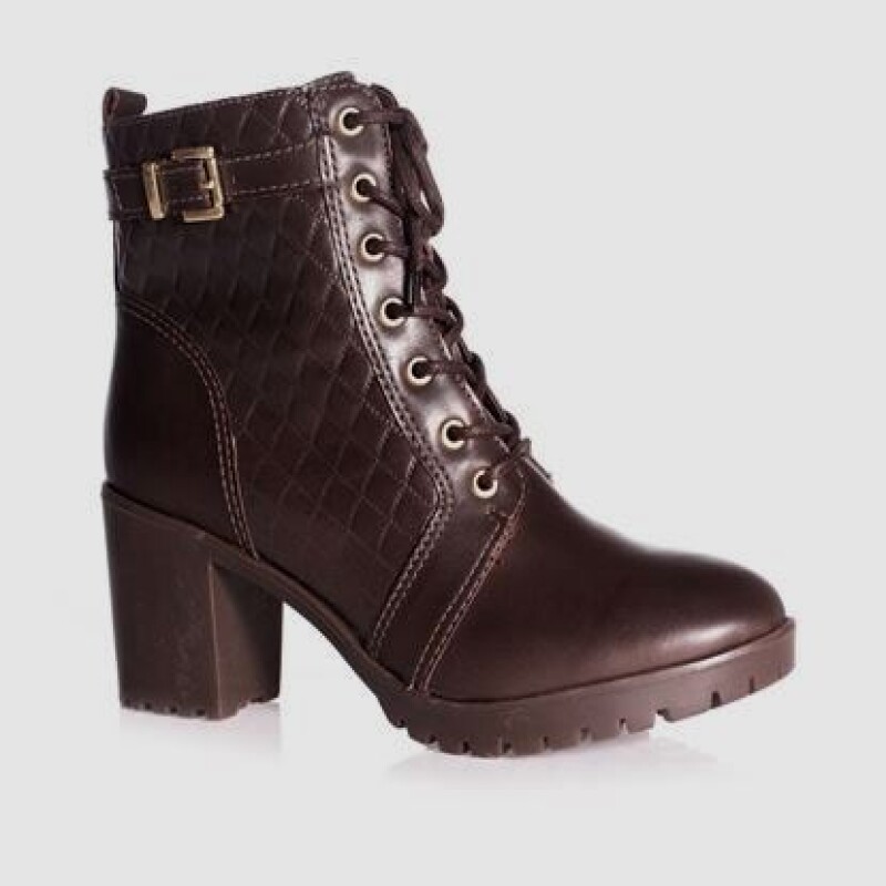 bota coturno bottero marrom