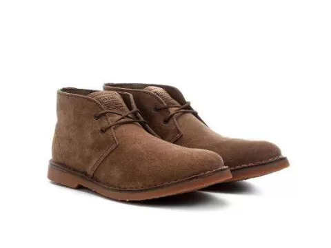 BOTA MASCULINA CASUAL EM CAMURÇA KILDARE 1004.1100 - Café