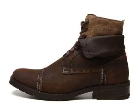 BOTA MASCULINA COURO STROKE DEMOCRATA 058101-014 - Marrom