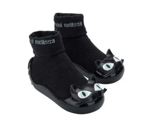 BOTA MINI MELISSA ALPHA PLAY BEBE 32836 - Preto