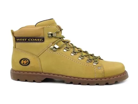 BOTA EM COURO WORKER CLASSIC WEST COAST 5790 - Amarelo