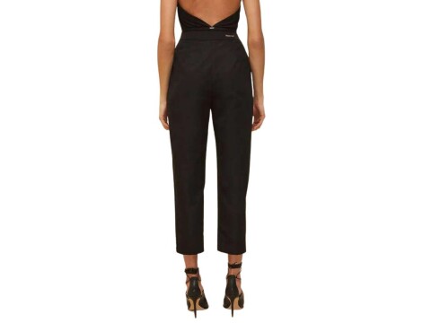CALÇA ALFAIATARIA C/CINTO MORENA ROSA 118418 - Preto