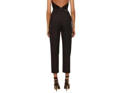 CALÇA ALFAIATARIA C/CINTO MORENA ROSA 118418 - Preto