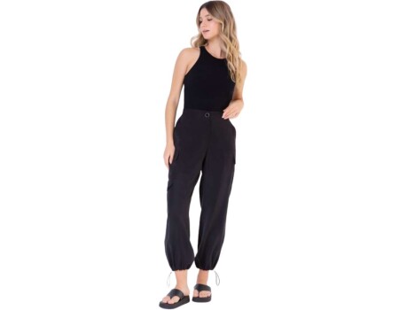 CALÇA CARGO ALFAIATARIA COM BOLSOS SEIKI 251133 - Preto