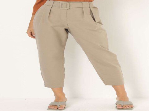 CALÇA CIGARRETE ALFAIATARIA COM BOLSO SEIKI 251069 - Bege