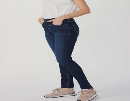 CAL A FEMININA SUPER SKINNY JEANS HERING KZF4 Jeans escuro