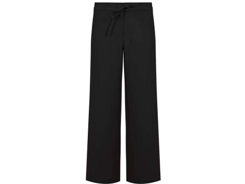 CALÇA RETA VISCOSE MISTA C/ AMARRAÇÃO SEIKI 550314 - Preto