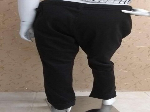 CALÇA CENOURA ZINCO COM FAIXA 102156 - Preto