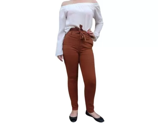 CALÇA CLOCHARD COLORS KALLY JEANS 2146 - Telha