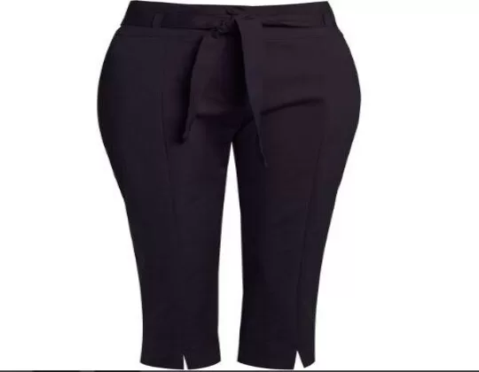 CALÇA COTTON DOUBLE COM FAIXA SEIKI 650420 - Preto