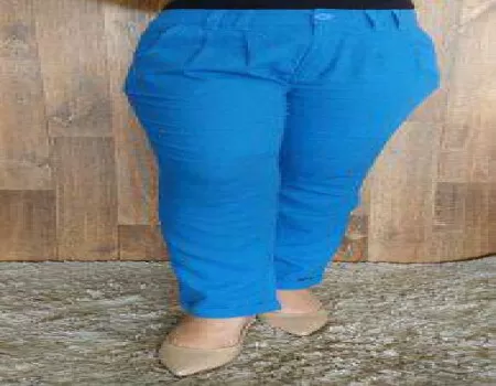 CALÇA DE LINHO FEMININA HERING KKJV - Azul