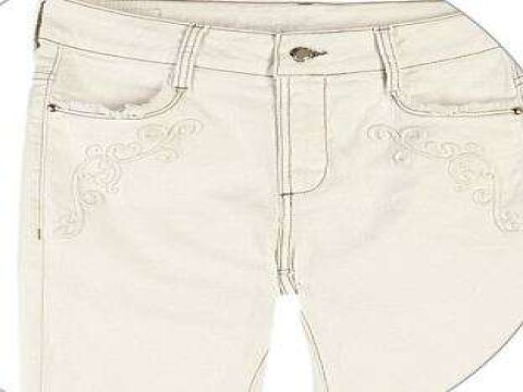 CALÇA FEMININA HERING KZA8 - Branco