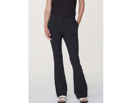 CALÇA FLARE COM BOLSO HERING K40R - Preto