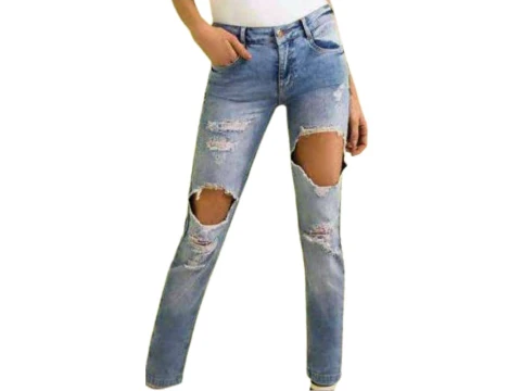 CALCA JEANS ANDREIA MORENA ROSA 203289 - Azul