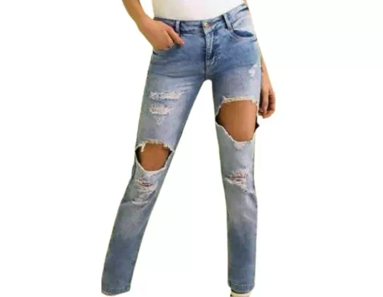 CALCA JEANS ANDREIA MORENA ROSA 203289 - Azul