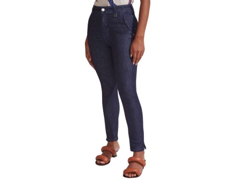 CALÇA JEANS CIGARRETE MARIA VALENTINA 204305 - Jeans escuro