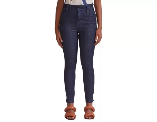 CALÇA JEANS CIGARRETE MARIA VALENTINA 204305 - Jeans escuro