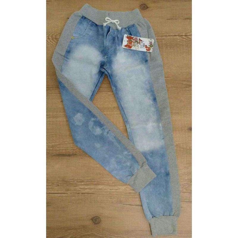 calca jeans estilo moletom