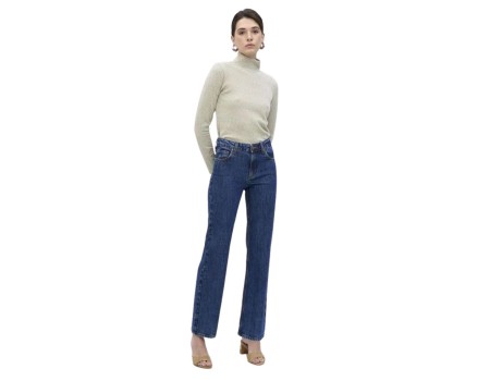CALÇA JEANS FEM RETA G4C1 DAMYLLER 1A06397 - Jeans