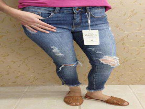 CALÇA JEANS FEMININA CROPPED HERING KZKF - Jeans