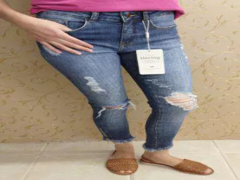 CALÇA JEANS FEMININA CROPPED HERING KZKF - Jeans
