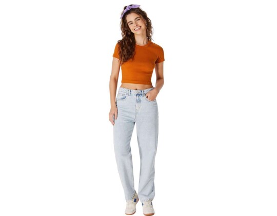 CALÇA JEANS FEMININA RETA HERING H9KK - Jeans
