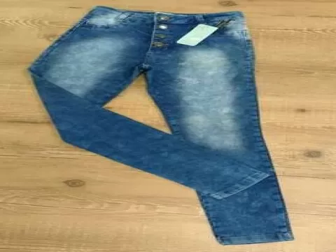 CALCA JEANS HOT PANT C/BOTÕES ÉDEN 512 - Jeans