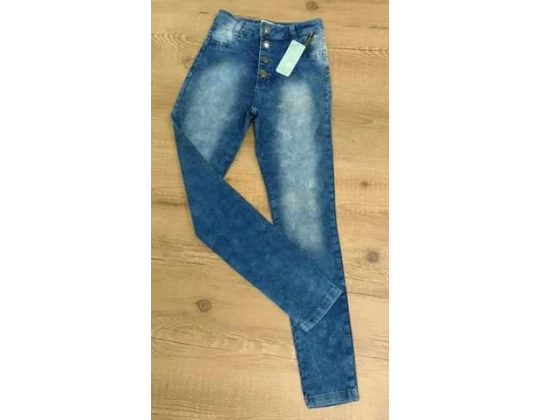 CALCA JEANS HOT PANT C/BOTÕES ÉDEN 512 - Jeans