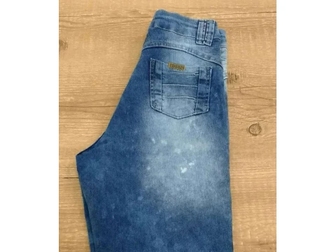 CALCA JEANS HOT PANT C/BOTÕES ÉDEN 512 - Jeans