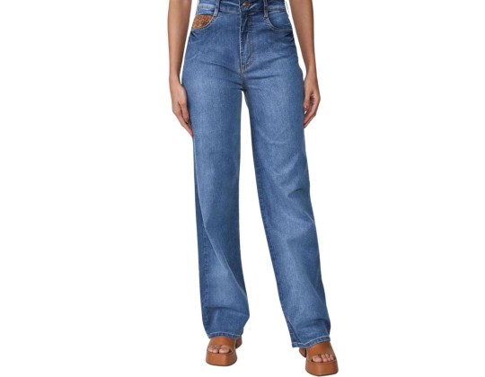 CALÇA JEANS JULIETTE COLCCI 2.01.90129 - Jeans escuro