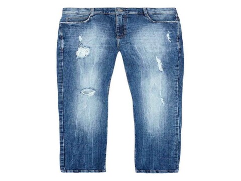 CALÇA JEANS MASCULINA SLIM DESTROYED HERING H1PD